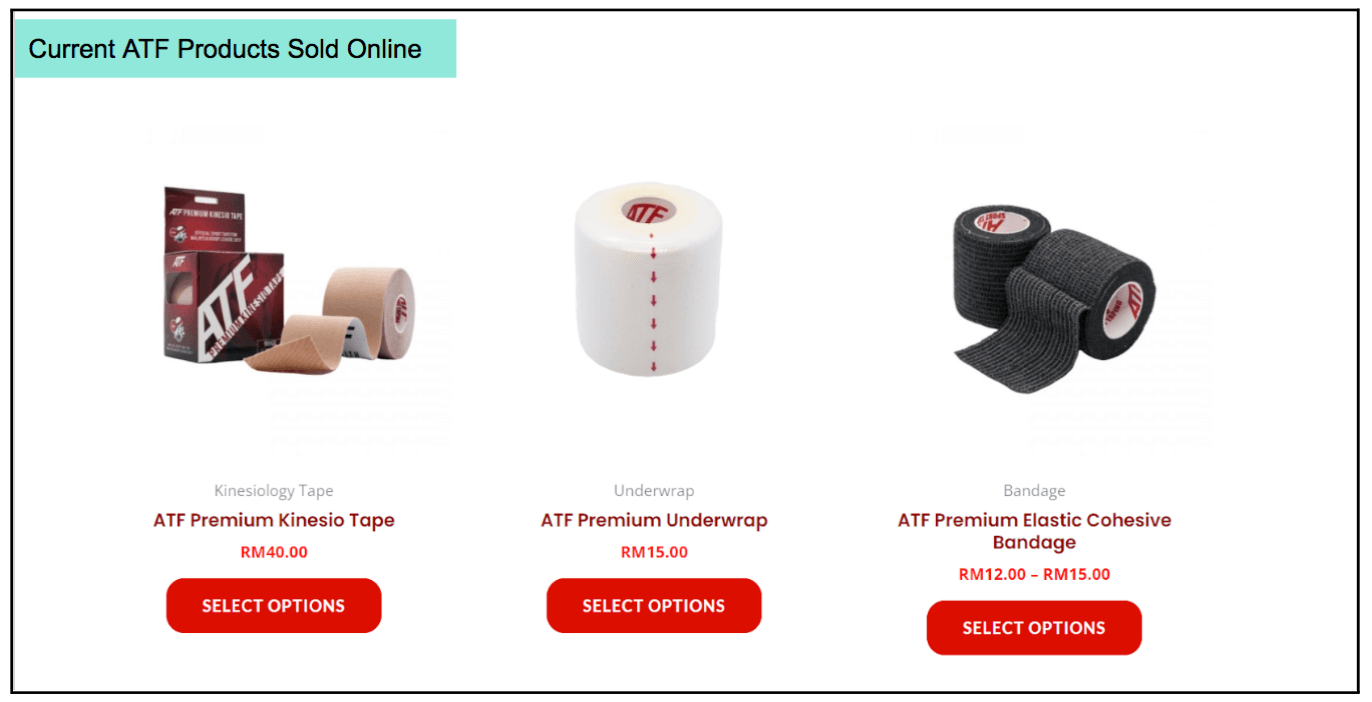 ATF Premium Kinesio Tape – Malaysia's Leading Sport Tape Brand